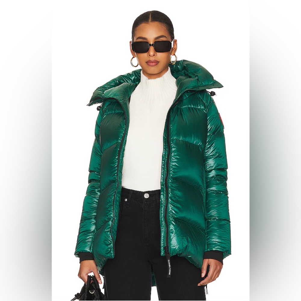 Canada Goose Cypress Puffer in Jasper Green